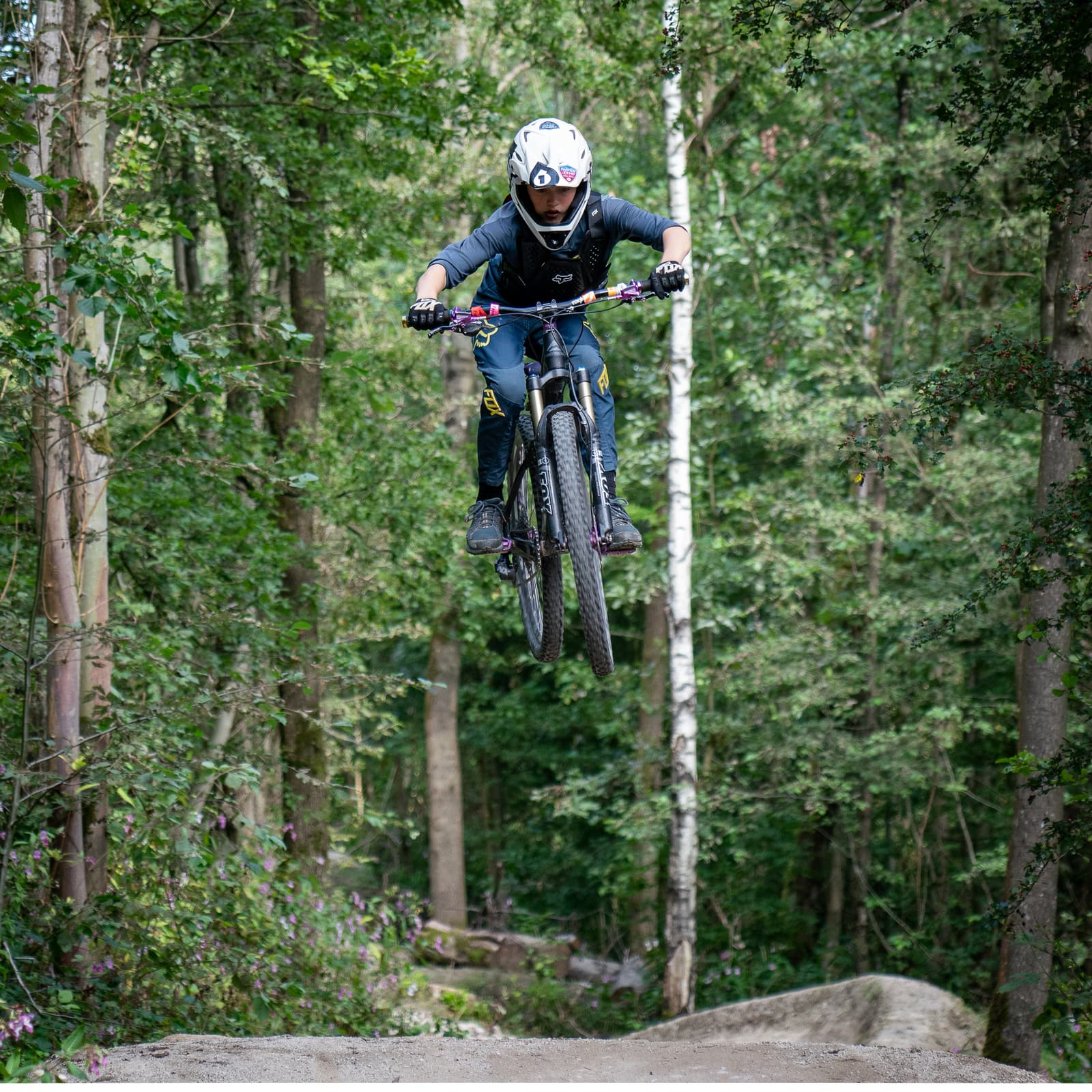 mountain bike trail ride