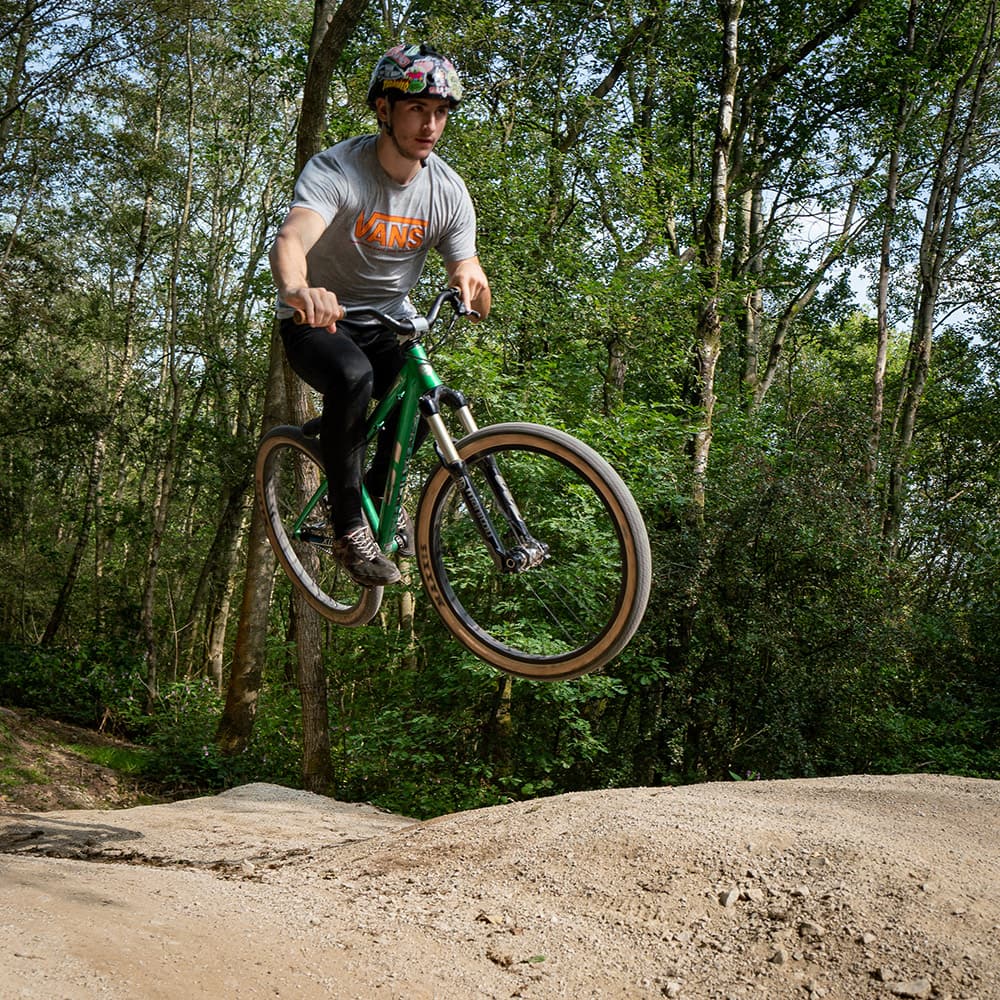 mountain biking trail
